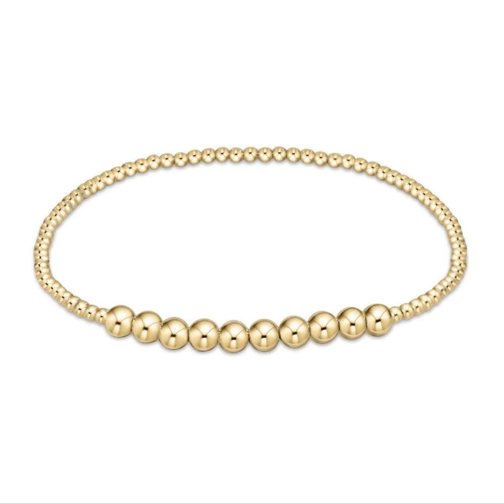 Classic gold beaded bliss bead bracelet